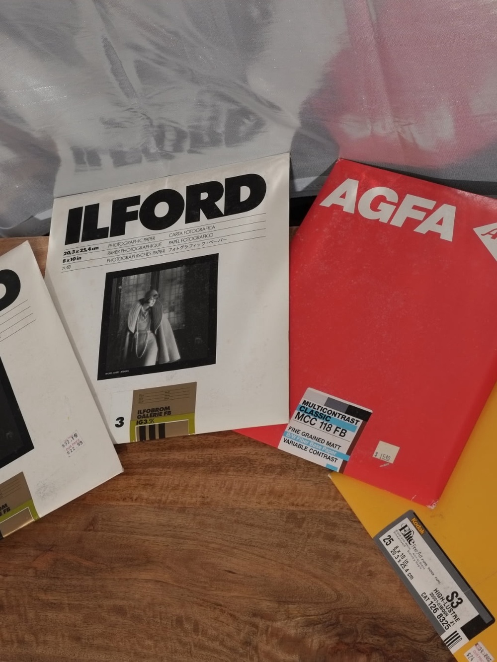 Vintage Darkroom Photograph Sheets Collection NOS